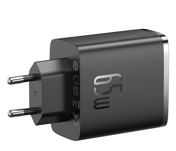 Baseus OS-Cube Pro Fast Charger 2C+U 65W EU Black - 1348146 - zdjęcie 3